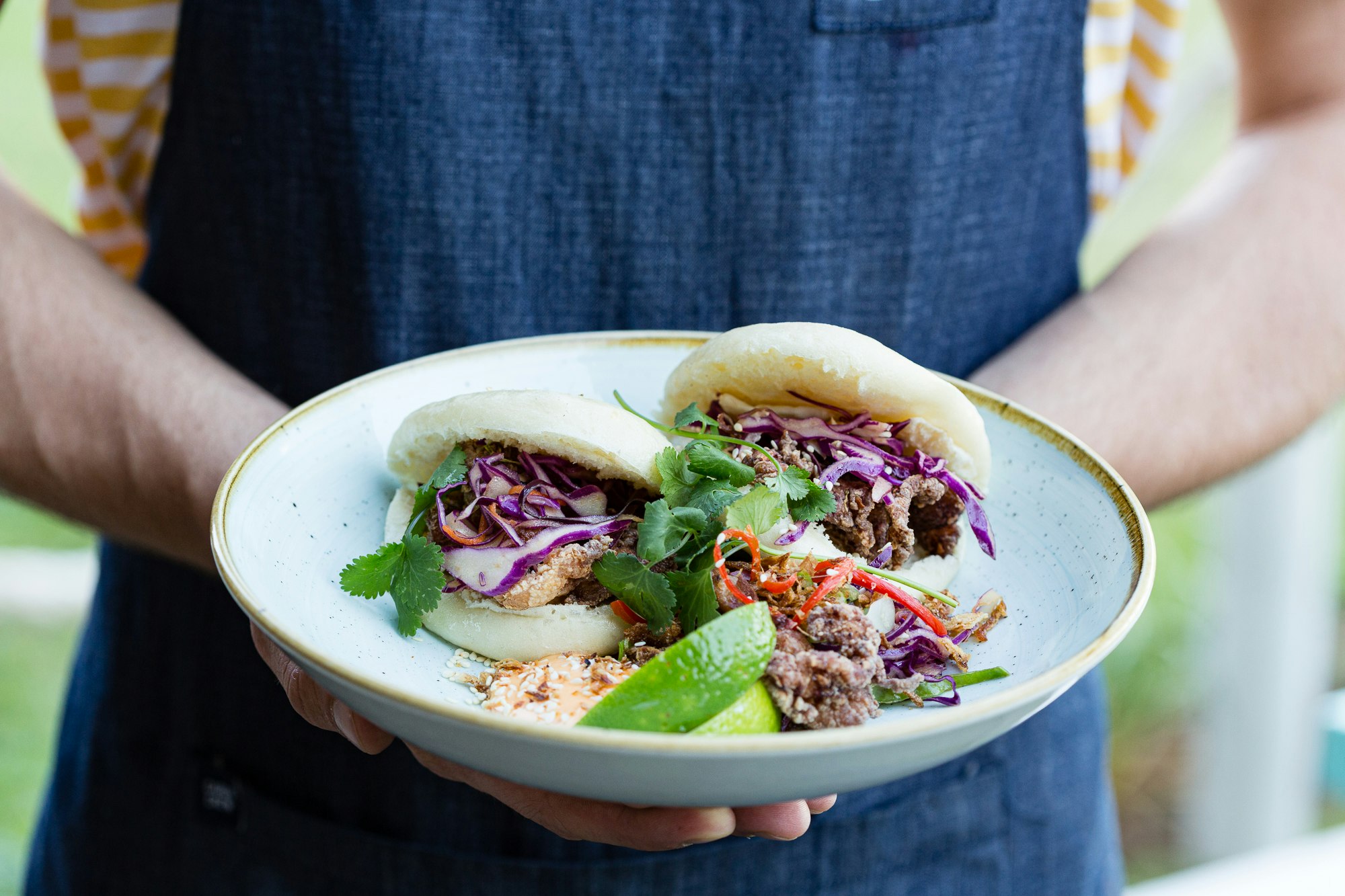 Crocodile Bao Buns at Snapper Rocks