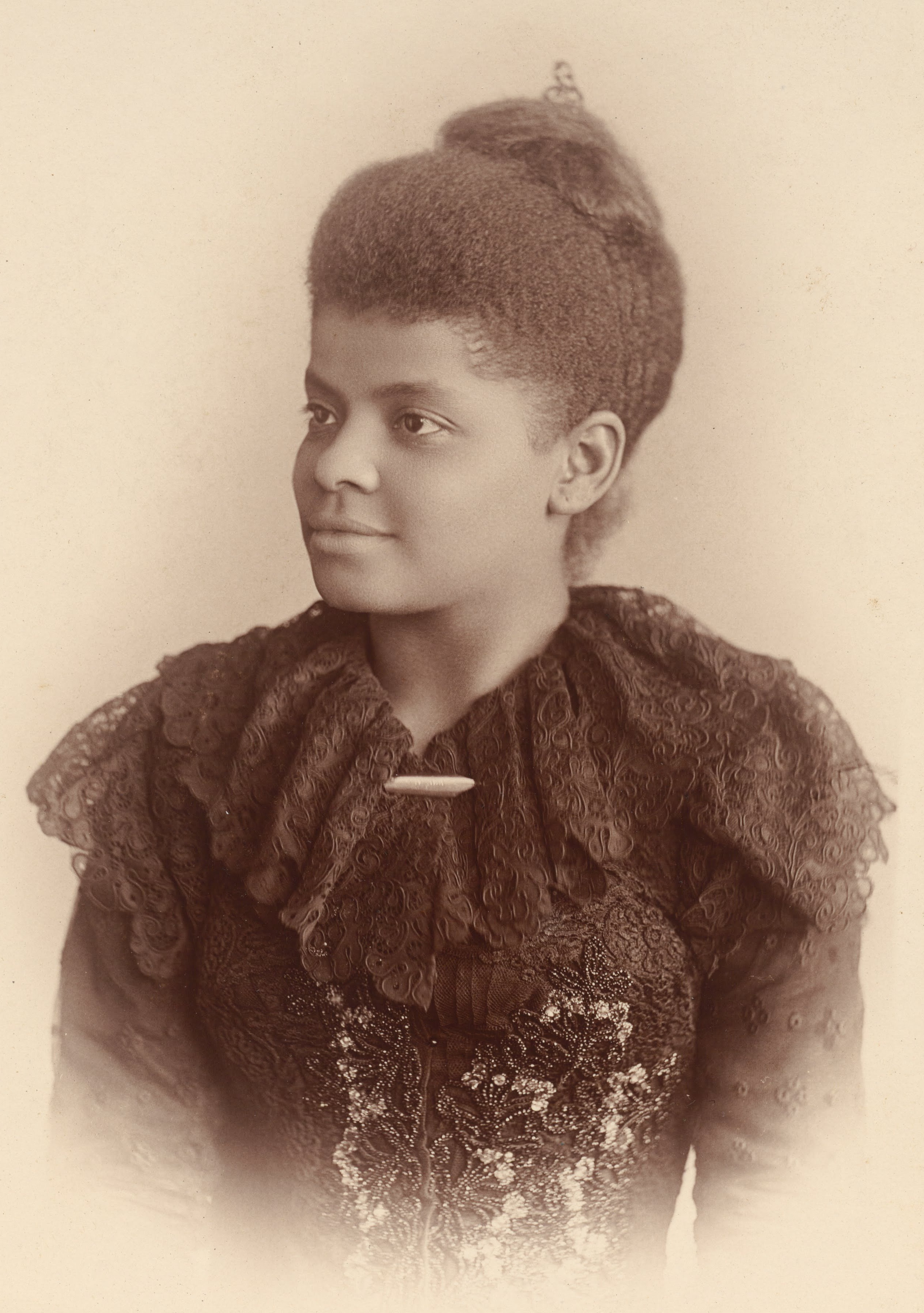 A photograph of Ida B. Wells-Barnett